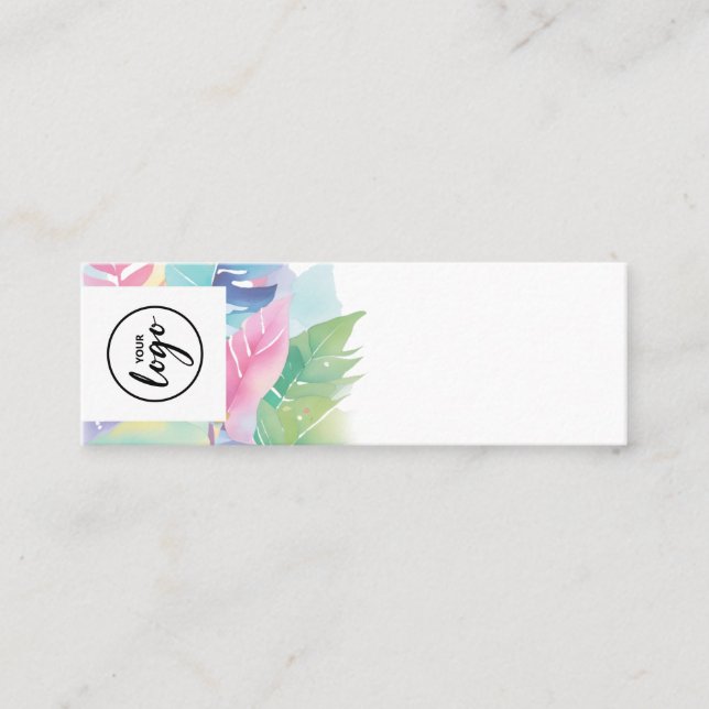 Pastel Coloured Perfume Tester Mini Business Card (Front)