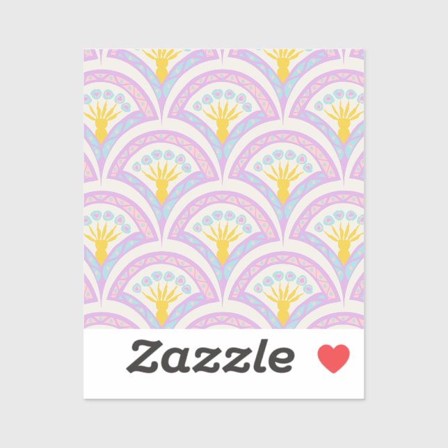 Pastel coloured shell pattern (Sheet)