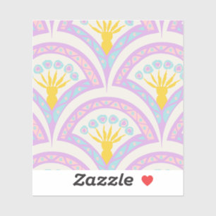 Pastel coloured shell pattern