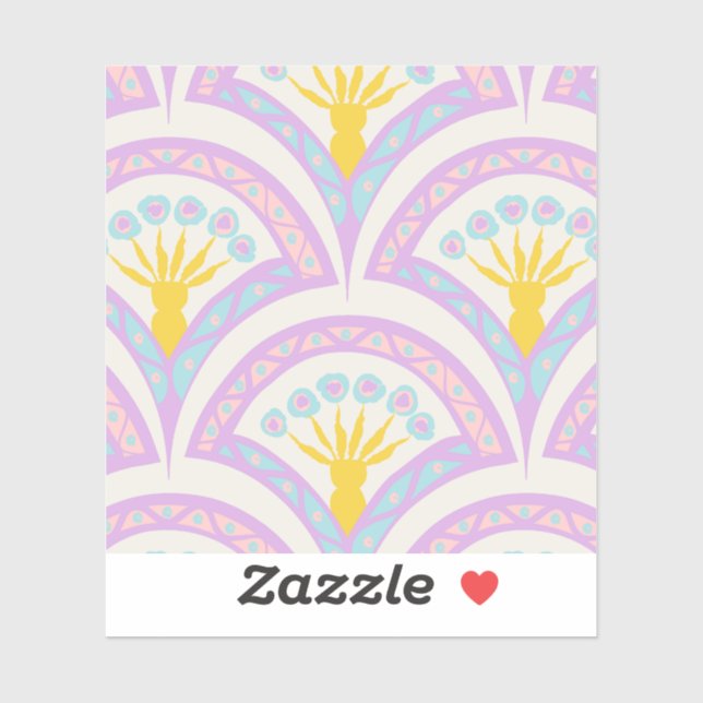 Pastel coloured shell pattern (Sheet)