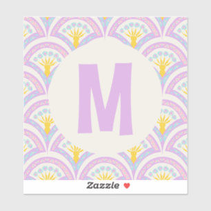 Pastel coloured shell pattern