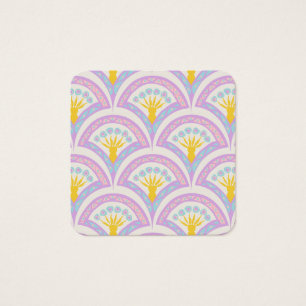 Pastel coloured shell pattern