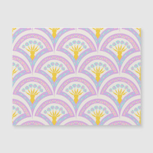 Pastel coloured shell pattern