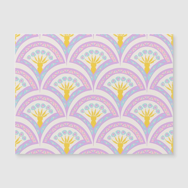 Pastel coloured shell pattern (Front)