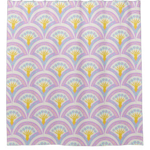 Pastel coloured shell pattern