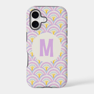 Pastel coloured shell pattern