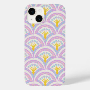 Pastel coloured shell pattern Case-Mate iPhone 14 case