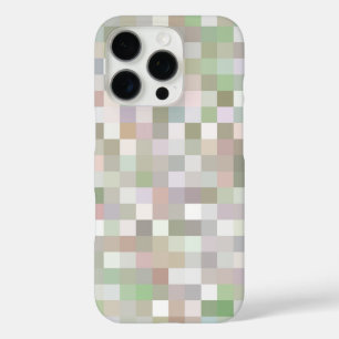 Pastel Coloured Square Pattern iPhone 16 Pro Case