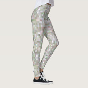 Pastel Coloured Squares  Leggings