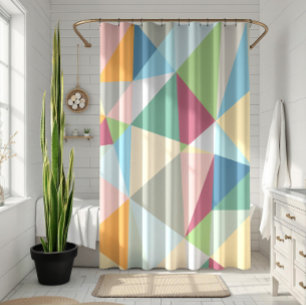 Pastel Colourful Modern Abstract Geometric Pattern