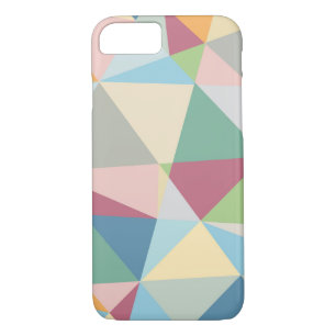 Pastel Colourful Modern Abstract Geometric Pattern Case-Mate iPhone Case