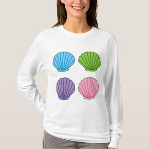 Pastel Colourful Seashell Pack T-Shirt