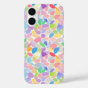 Pastel Colourful Spring Mosaic iPhone 16 Case