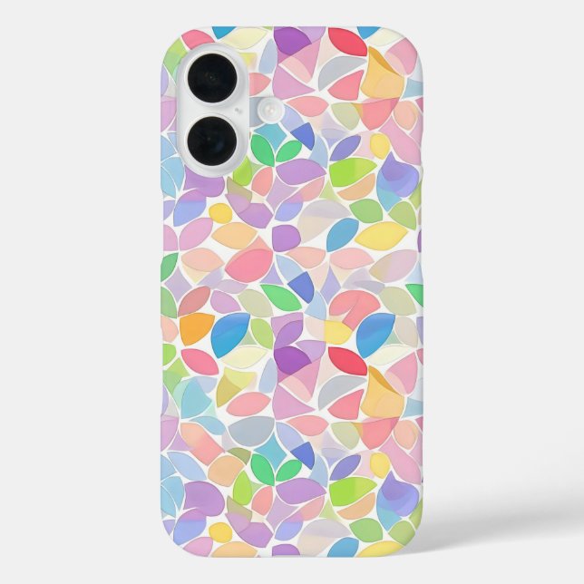 Pastel Colourful Spring Mosaic Case-Mate iPhone Case (Back)