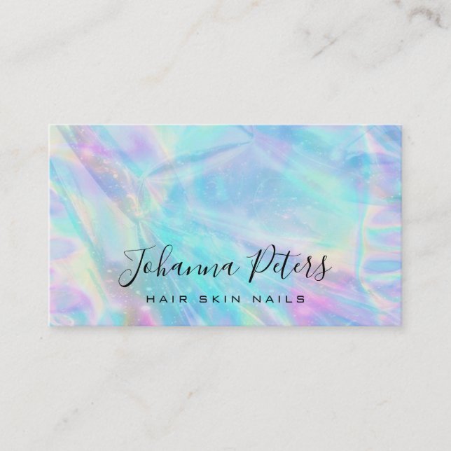 pastel colours abstract background business card (Front)