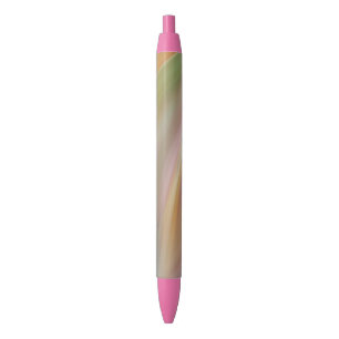 Pastel Colours Abstract Black Ink Pen