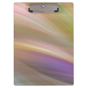 Pastel Colours Abstract Clipboard