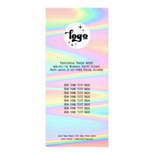 pastel colours background rack card