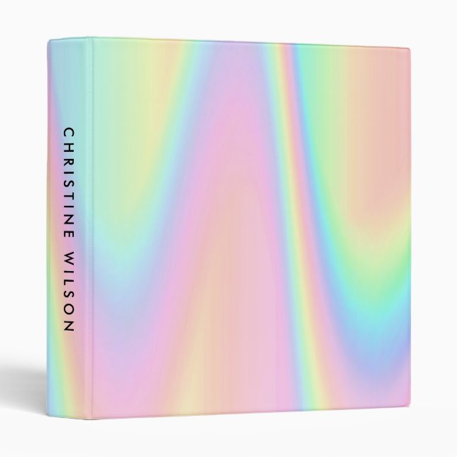 pastel colours binder (Front/Spine)