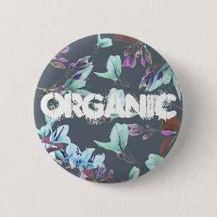 Pastel Colours Bougainvillea Flowers 2 Inch Round Button