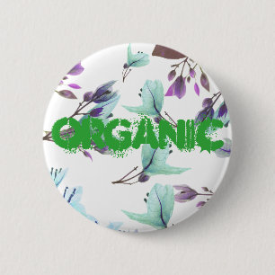 Pastel Colours Bougainvillea Flowers 2 Inch Round Button