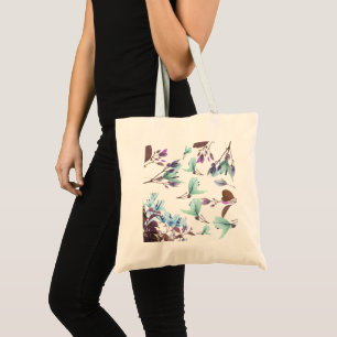 Pastel Colours Bougainvillea Flowers Tote Bag