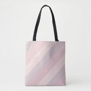 Pastel Colours Elegant Pink Purple Cream Template Tote Bag