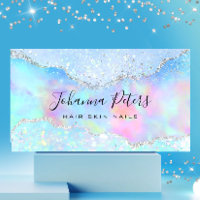 pastel colours faux glitter