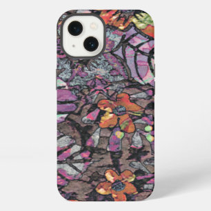 Pastel Colours floral pattern romantic digital art iPhone 13 Case