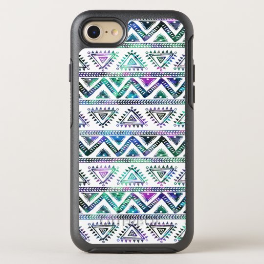 Pastel Colours Geometric Tribal Pattern OtterBox Symmetry iPhone 8/7 Case