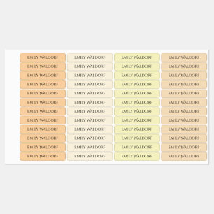 Pastel Colours Kids Name Clothing Labels for Schoo