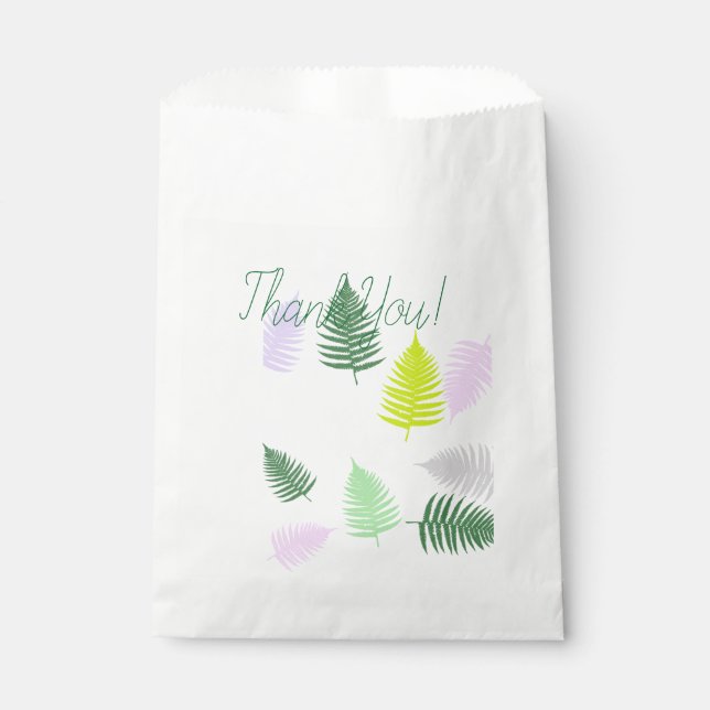 Pastel Colours Lucky Fern Favour Bag (Front)