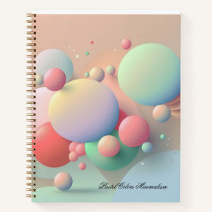 Pastel Colours Minimalism Notebook