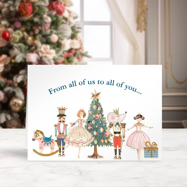 Pastel Colours Nutcracker Thème Carte de Noël (Créateur téléchargé)