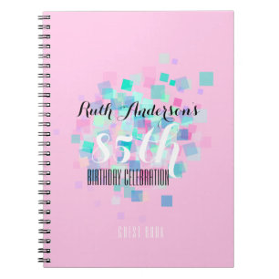 Pastel Colours Rose 85e Anniversaire du livre d'hô