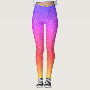 Pastel Colours Tweed Texture Image, ZEA Leggings
