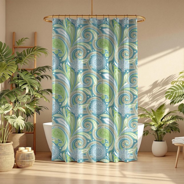 Pastel colours vintage floral paisley pattern (Creator Uploaded)