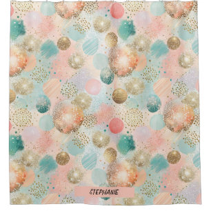Pastel Confetti Glitter Abstract Pattern
