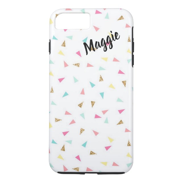 Pastel Confetti Pattern Template Case-Mate iPhone Case (Back)