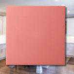 Pastel Coral Pink Solid Colour | Classic | Elegant Tile<br><div class="desc">Pastel Coral Pink Solid Colour | Classic | Elegant | Trendy | Stylish | Gift</div>