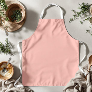 Pastel Coral Reef Solid Colour   Classic   Elegant Apron