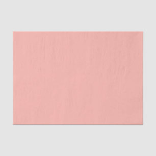 Pastel Coral Reef Solid Colour   Classic   Elegant Tissue Paper