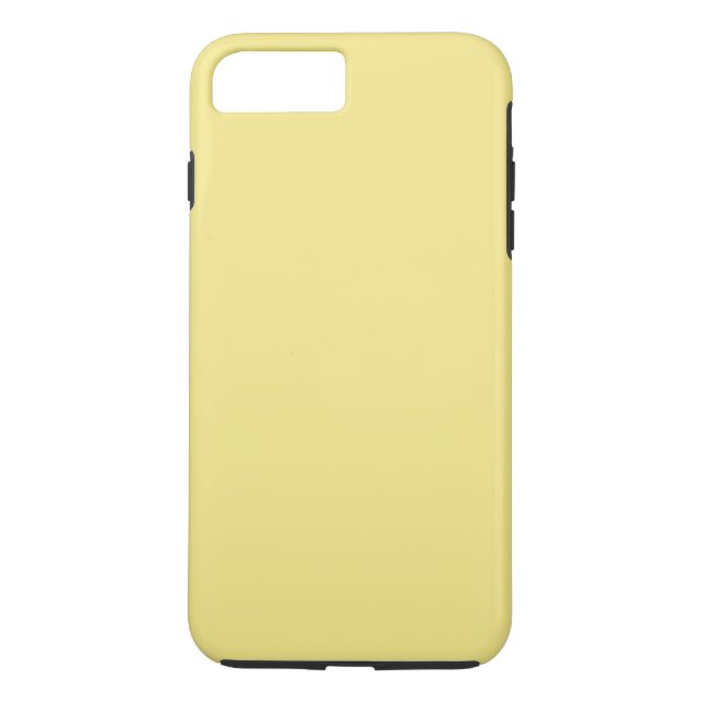 Pastel corn yellow background ready to customize Case-Mate iPhone case (Back)
