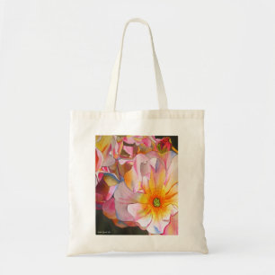 Pastel Cornelia Rose watercolor art painting Tote Bag