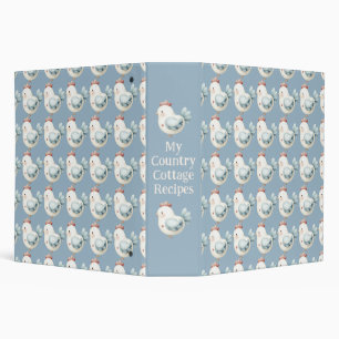 Pastel Cottagecore Chicken Binder