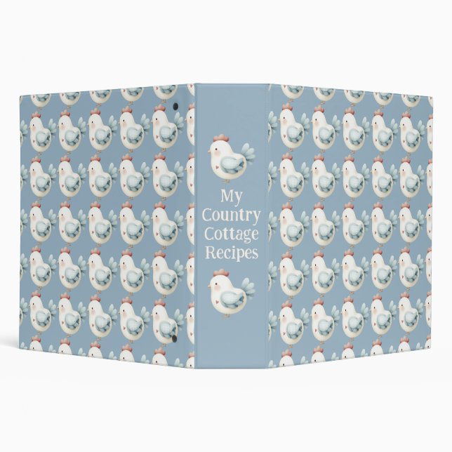 Pastel Cottagecore Chicken Binder (Background)