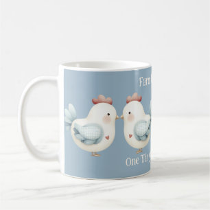 Pastel Cottagecore Chicken Coffee Mug