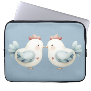 Pastel Cottagecore Chicken Laptop Sleeve