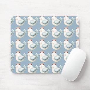 Pastel Cottagecore Chicken Mouse Pad