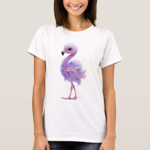 Pastel Cotton Candy Flamingo Women T-Shirt